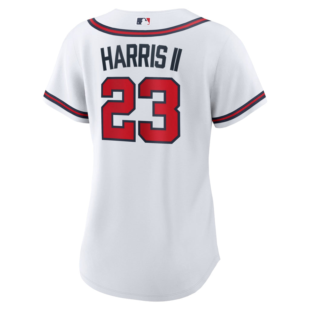 Women's Atlanta Braves Michael Harris II Nike White Home Replica Jersey - 4