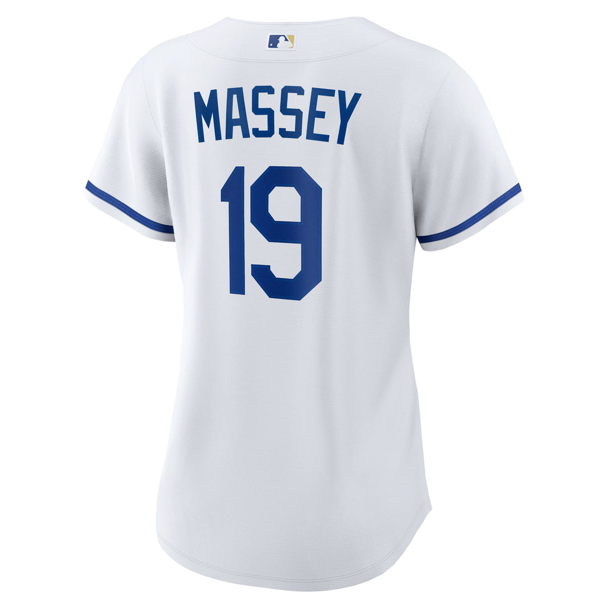 Women's Kansas City Royals Michael Massey Nike White Home Replica Jersey - 4