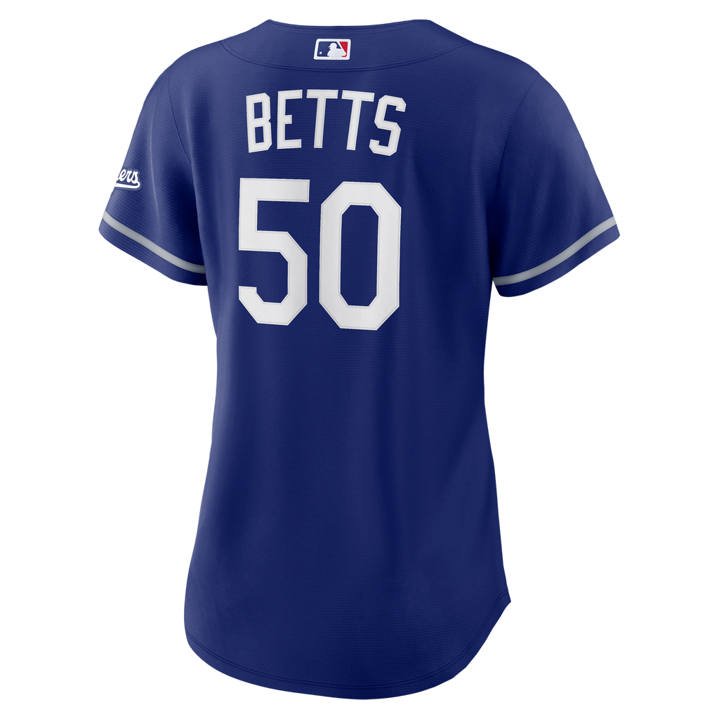 Women's Los Angeles Dodgers Mookie Betts Nike Royal Alternate Stadium Jersey - 4