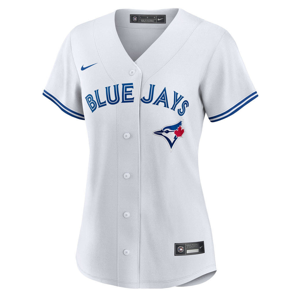 Women's Toronto Blue Jays Myles Straw Nike White Home Replica Jersey - 3