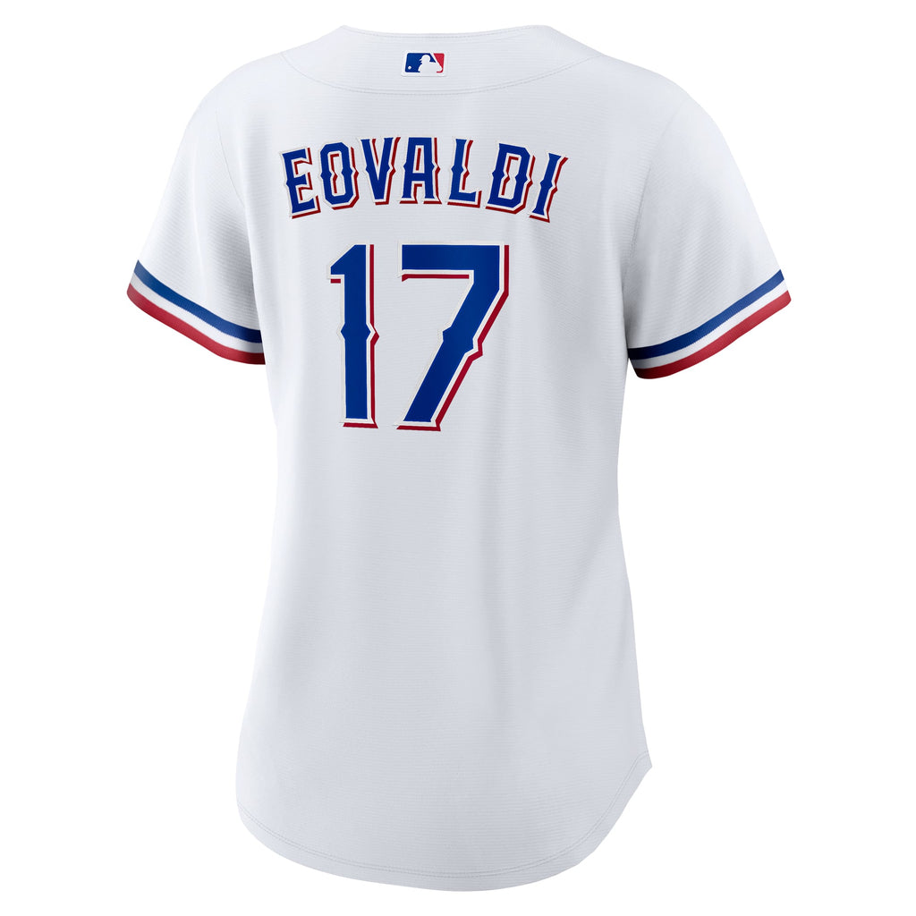 Women's Texas Rangers Nathan Eovaldi Nike White Home Replica Jersey - 4