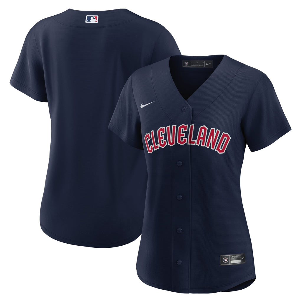 Women's Cleveland Guardians Nike Navy Alternate Official Replica Jersey - 2