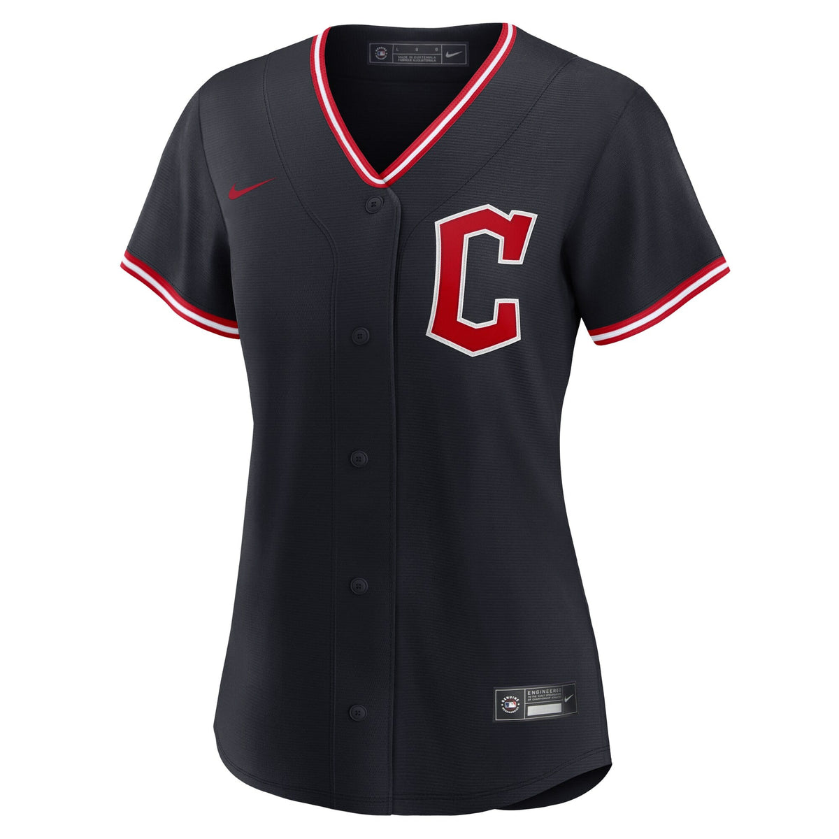 Women's Cleveland Guardians Nike Navy Alternate Replica Jersey - 6