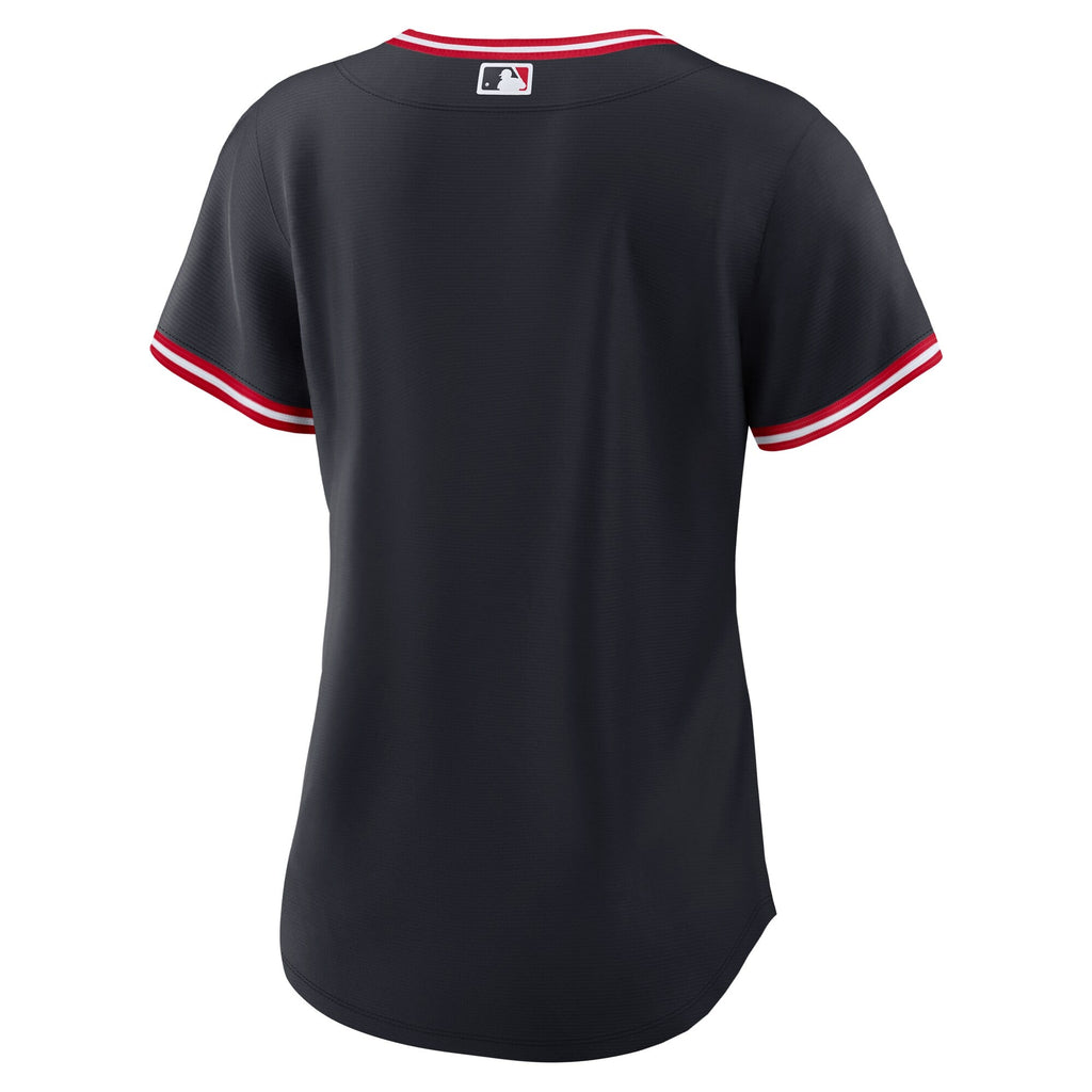 Women's Cleveland Guardians Nike Navy Alternate Replica Jersey - 7