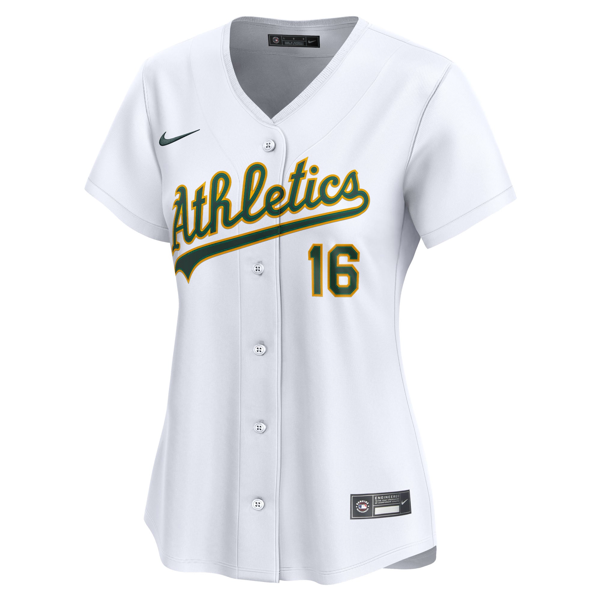 Women's Athletics Nick Kurtz Nike White Home Limited Player Jersey - 3