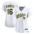 Women's Athletics Nick Kurtz Nike White Home Limited Player Jersey