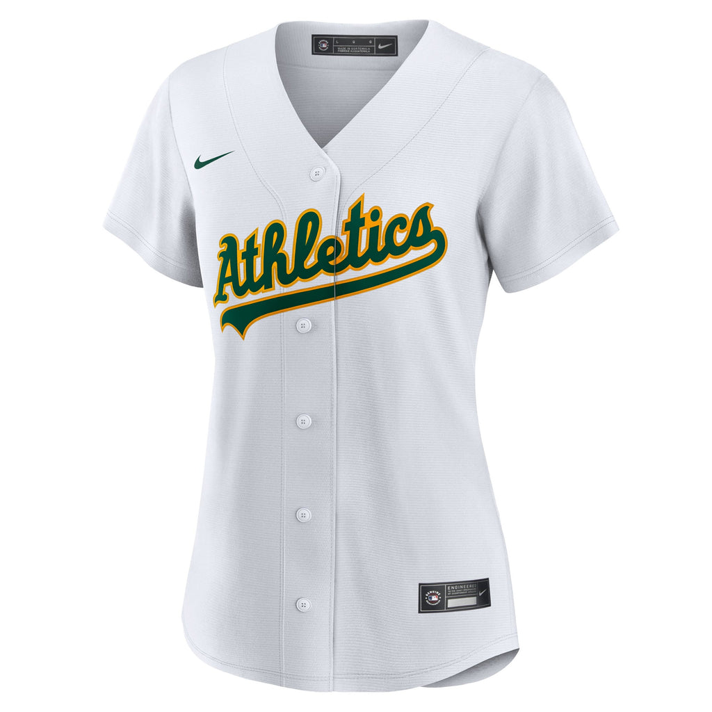 Women's Athletics Nick Kurtz Nike White Home Replica Player Jersey - 3