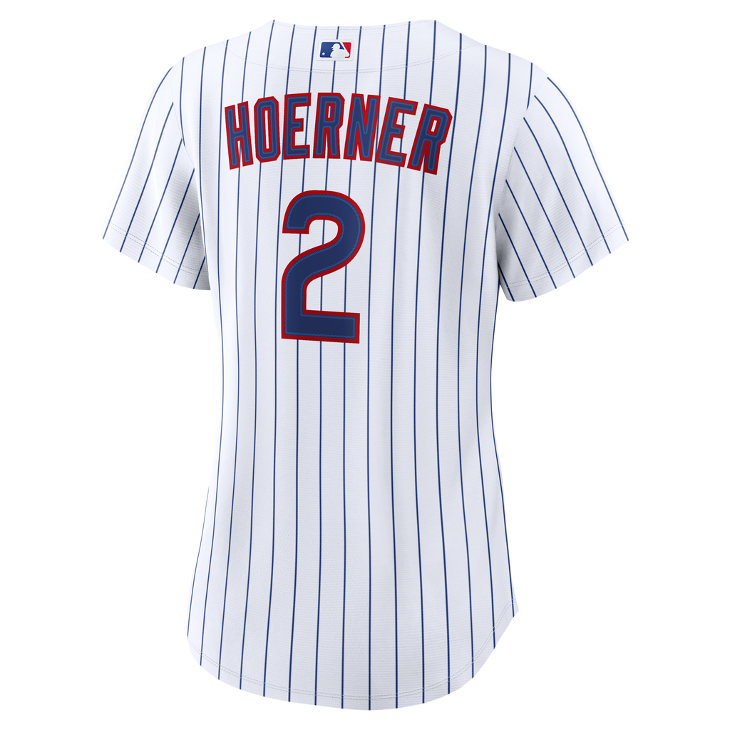 Women's Chicago Cubs Nico Hoerner Nike White Home Replica Jersey - 4