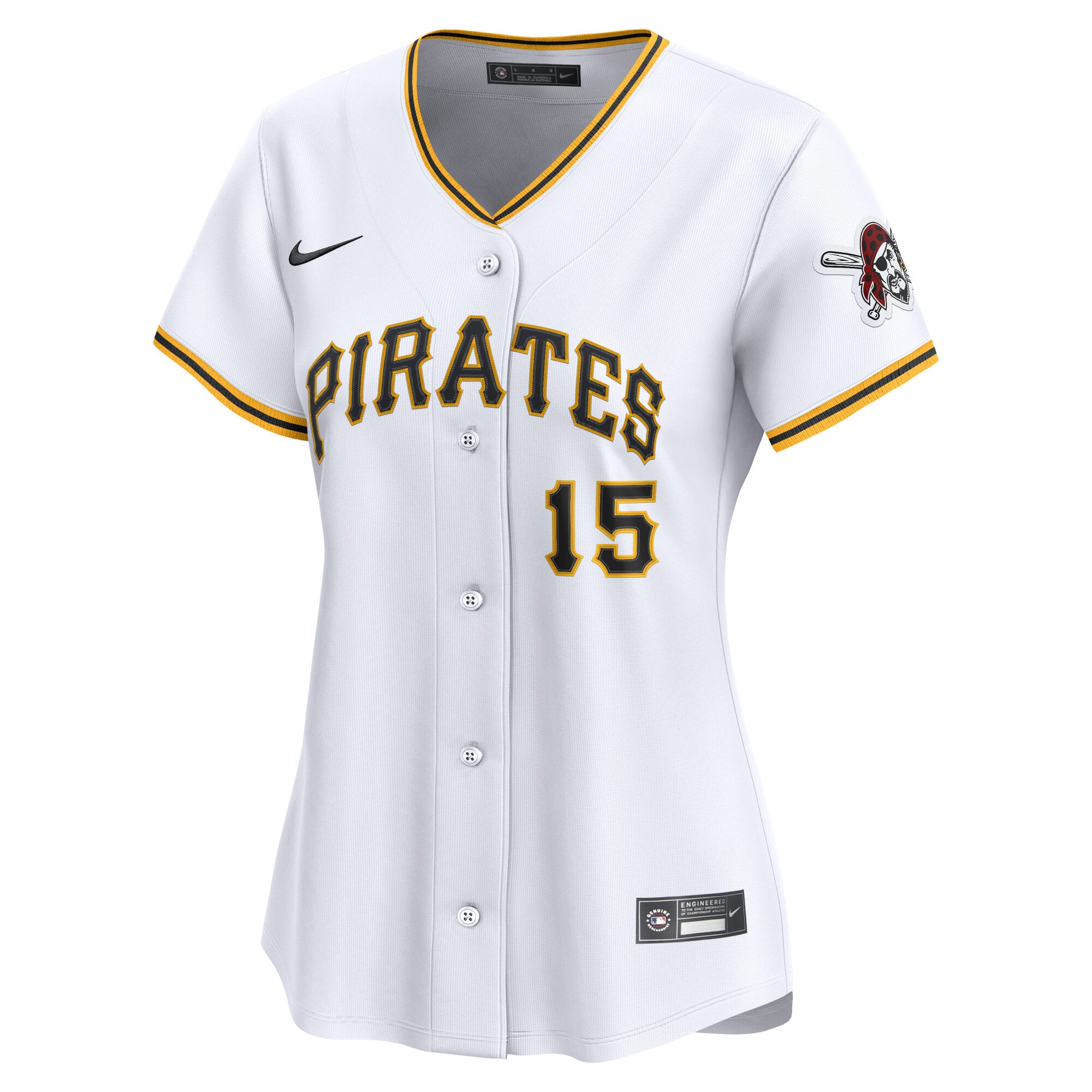 Women's Pittsburgh Pirates Oneil Cruz Nike White Home Limited Player Jersey - 3