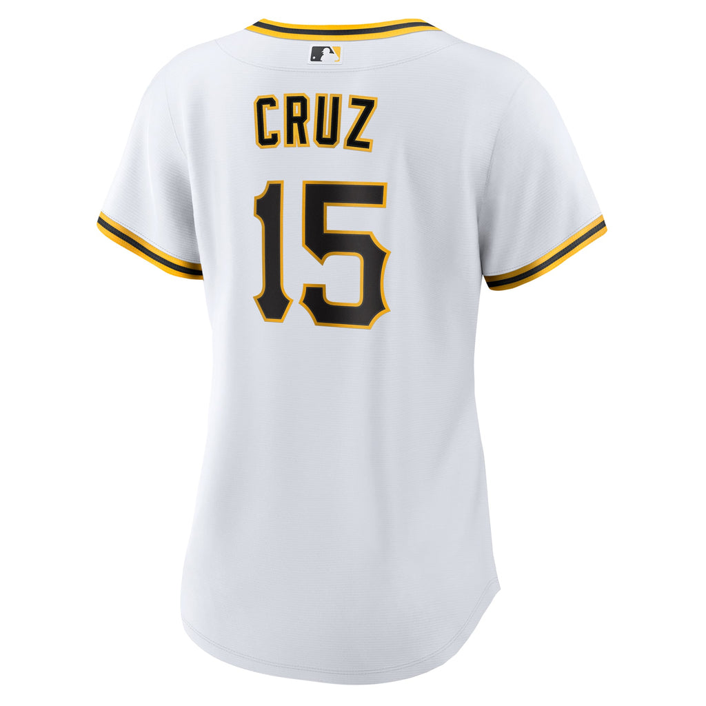 Women's Pittsburgh Pirates Oneil Cruz Nike White Home Replica Jersey - 4