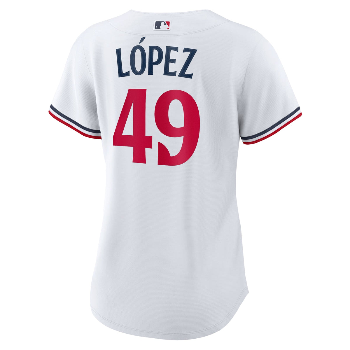 Women's Minnesota Twins Pablo Lopez Nike White Home Replica Jersey - 4