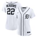 Women's Detroit Tigers Parker Meadows Nike White Home Replica Jersey