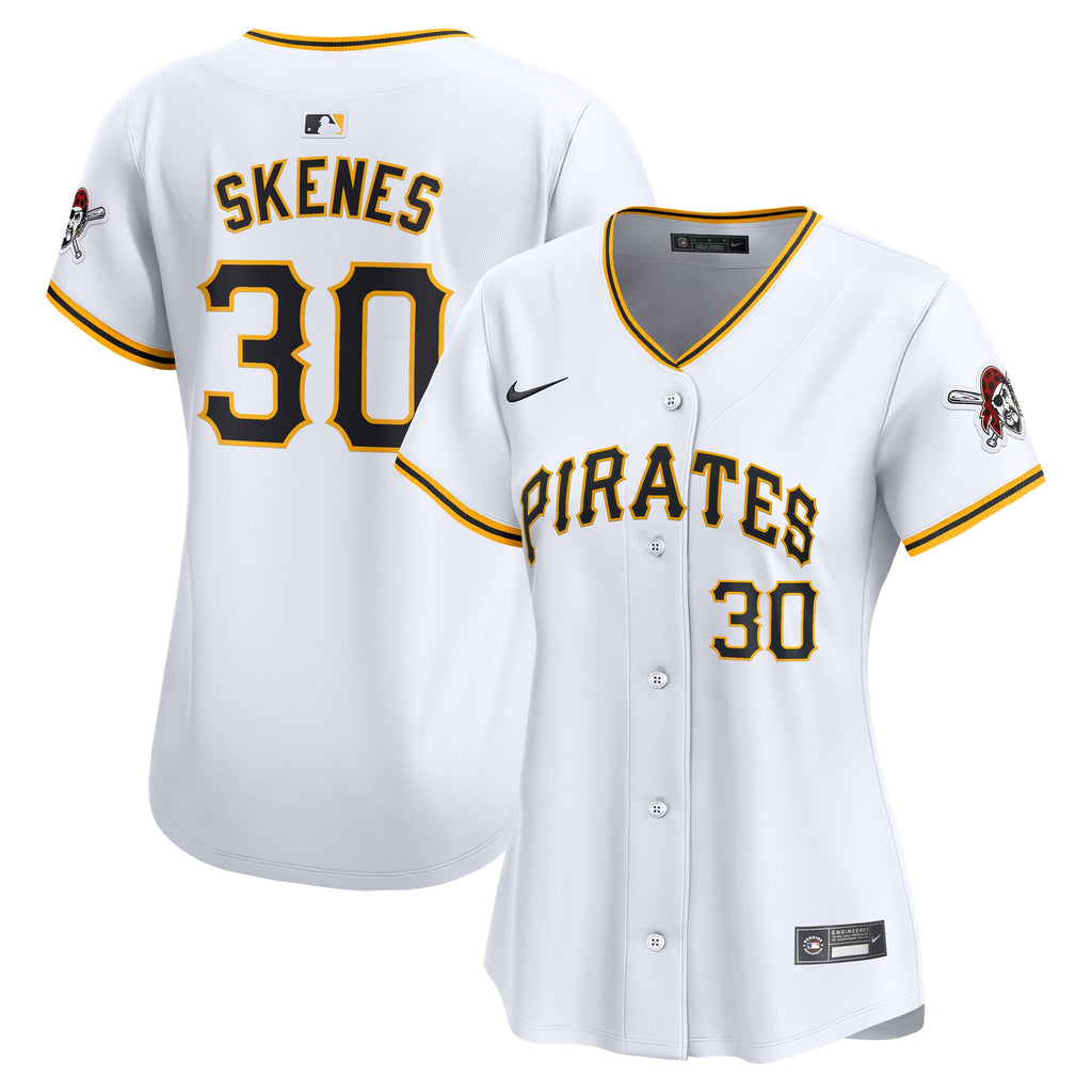 Women's Pittsburgh Pirates Paul Skenes Nike White Home Limited Player Jersey - 2