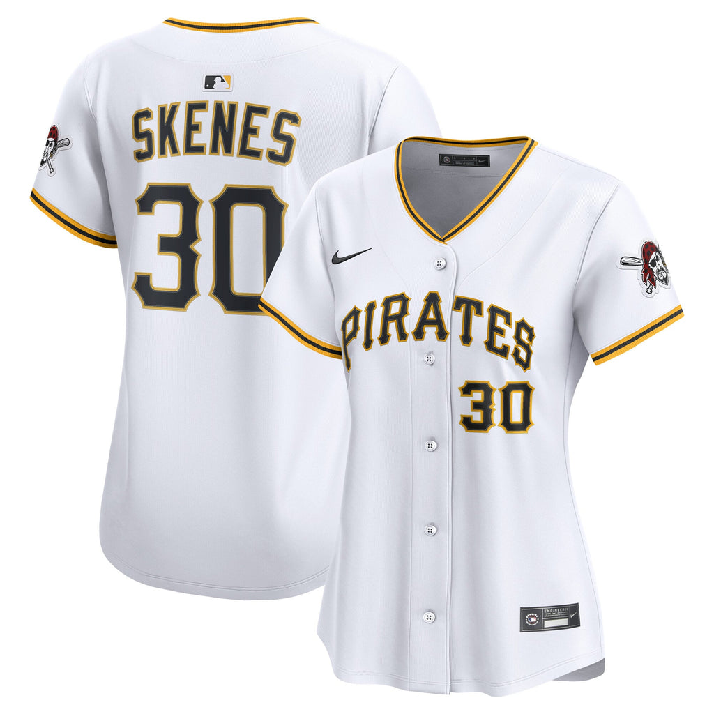 Women's Pittsburgh Pirates Paul Skenes Nike White Home Limited Player Jersey - 2
