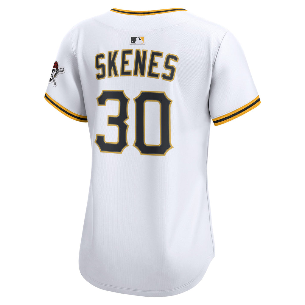 Women's Pittsburgh Pirates Paul Skenes Nike White Home Limited Player Jersey - 4