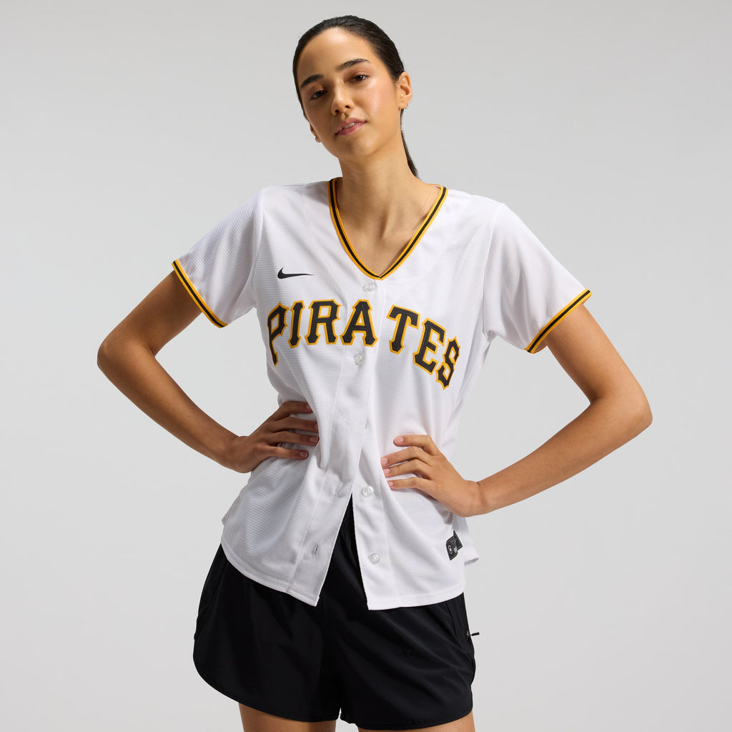 Women's Pittsburgh Pirates Paul Skenes Nike White Home Replica Player Jersey - 3