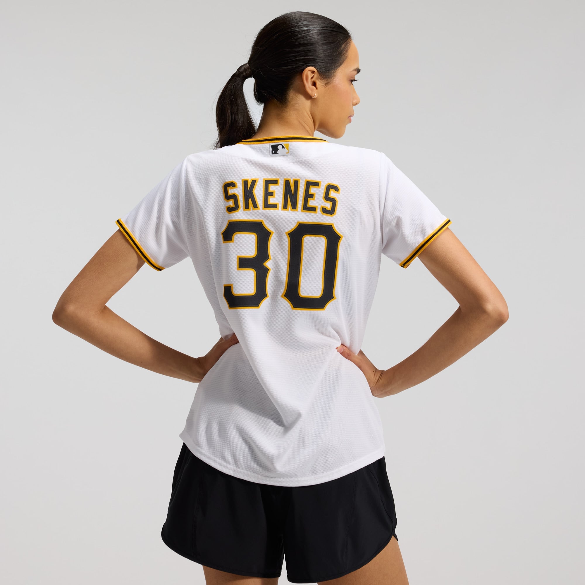 Women's Pittsburgh Pirates Paul Skenes Nike White Home Replica Player Jersey - 4