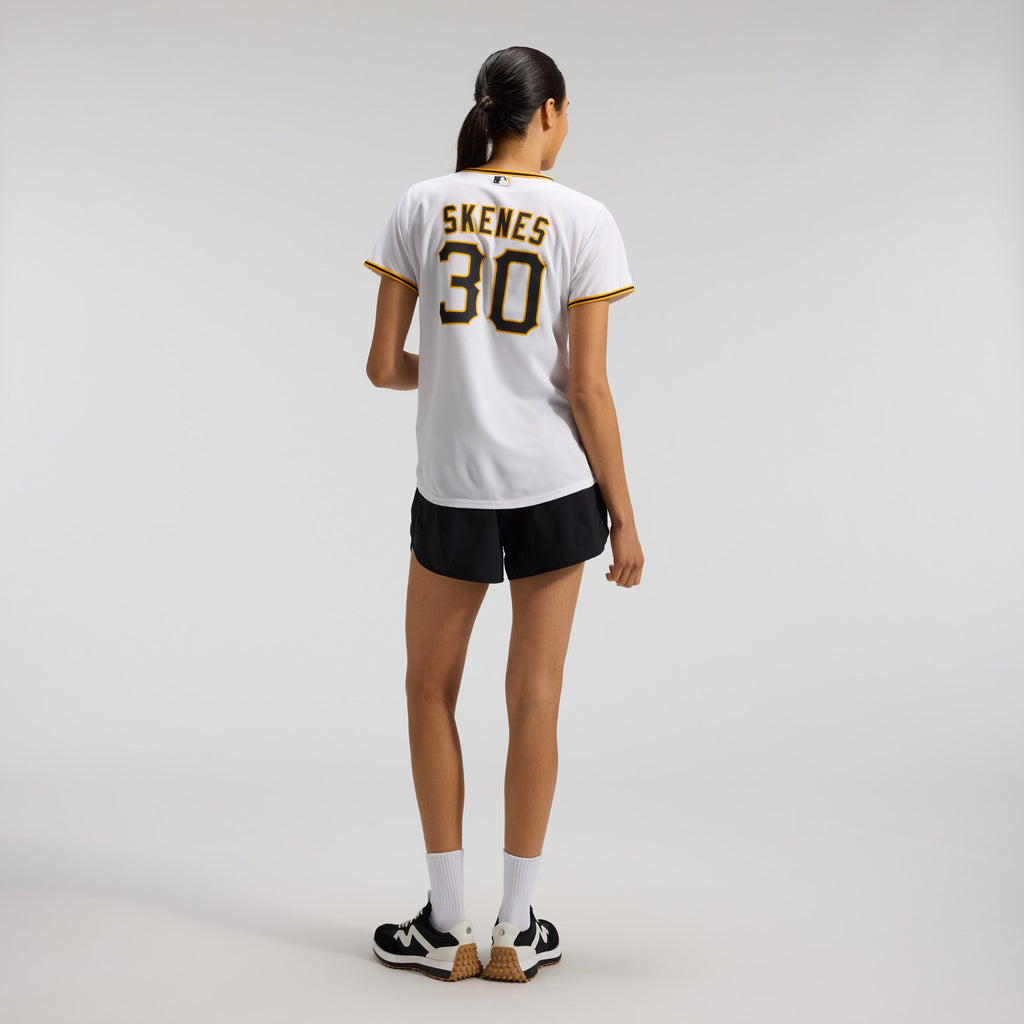 Women's Pittsburgh Pirates Paul Skenes Nike White Home Replica Player Jersey - 6
