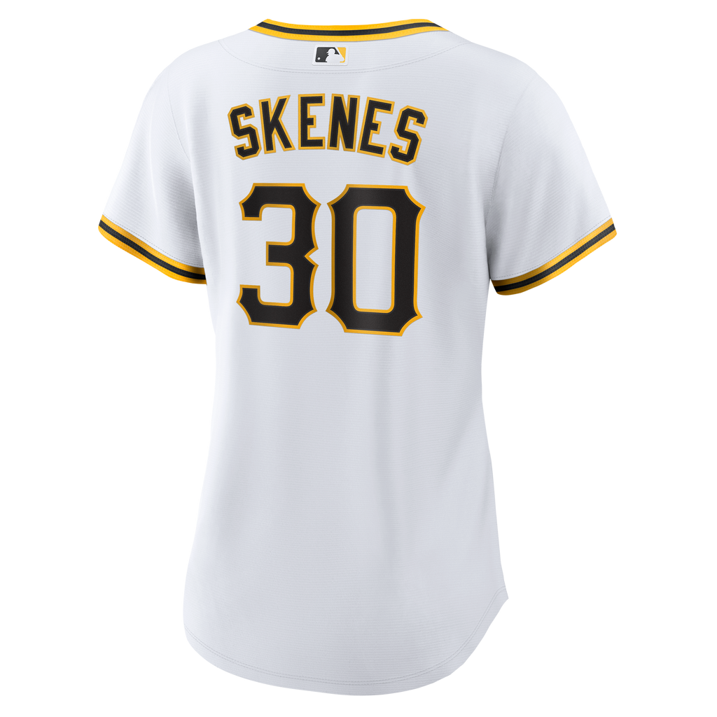 Women's Pittsburgh Pirates Paul Skenes Nike White Home Replica Player Jersey - 8