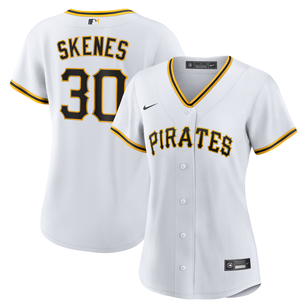 Women's Pittsburgh Pirates Paul Skenes Nike White Home Replica Player Jersey