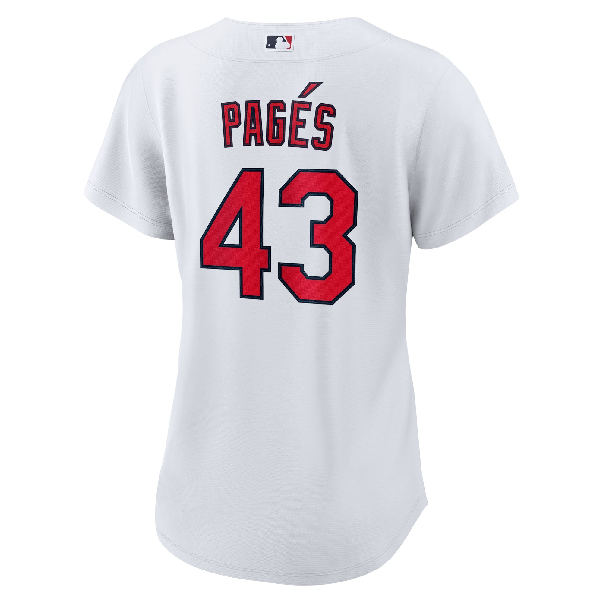 Women's St. Louis Cardinals Pedro Pagés Nike White Home Replica Jersey - 4