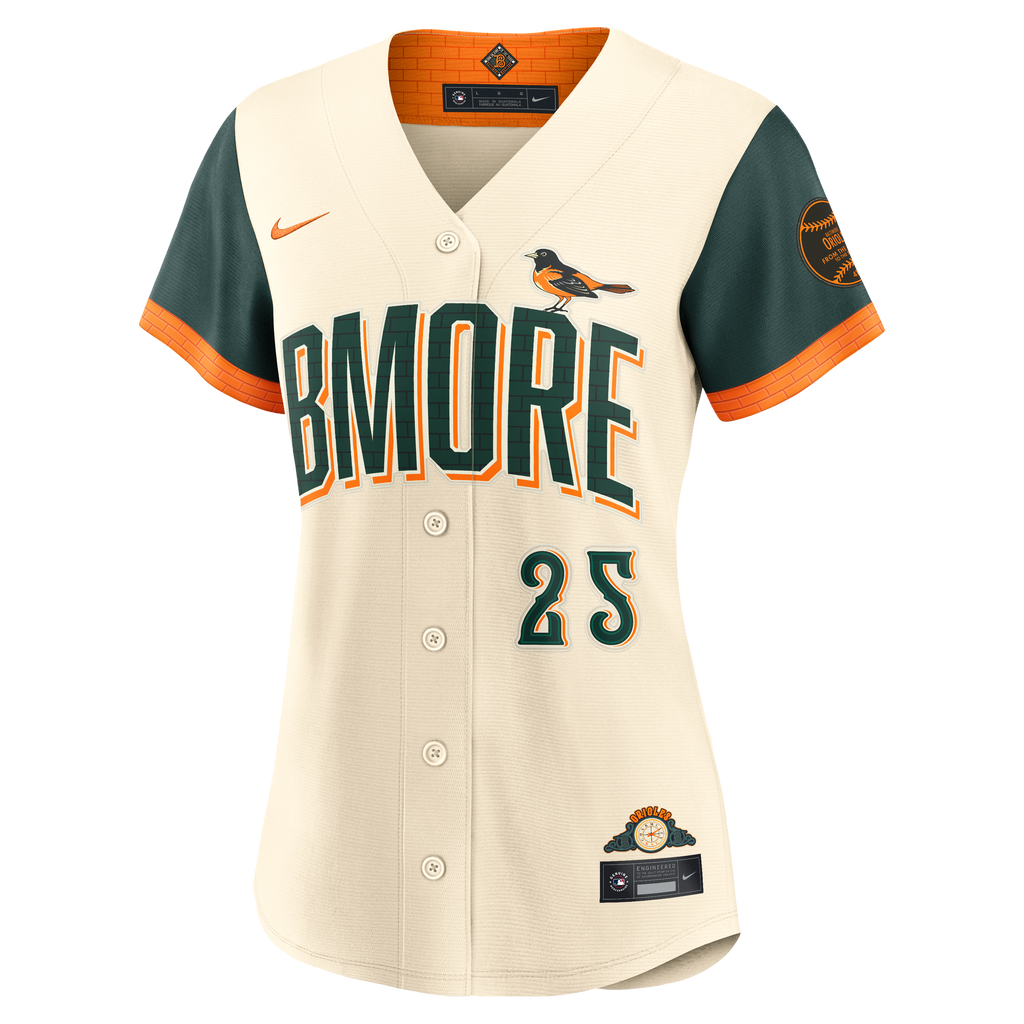 Women's Baltimore Orioles Pete Alonso Nike Cream 2026 City Connect Stadium Jersey - 3
