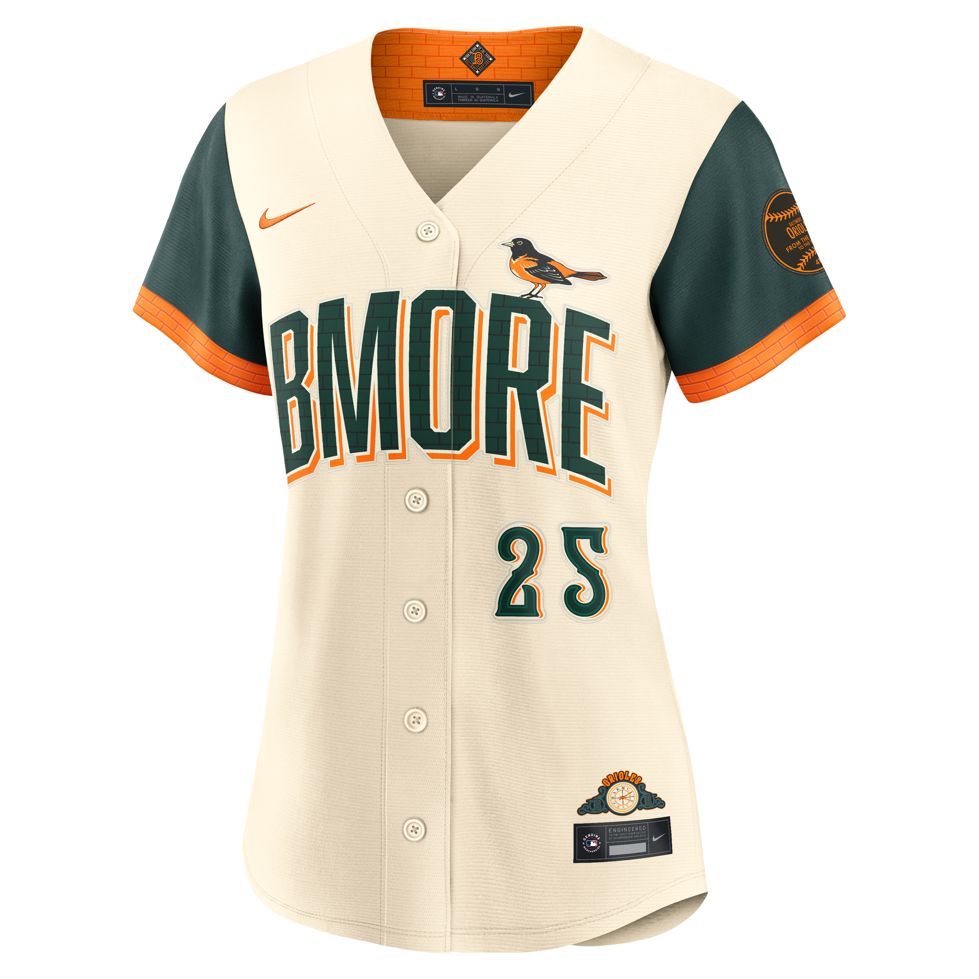 Women's Baltimore Orioles Pete Alonso Nike Cream 2026 City Connect Stadium Jersey - 3