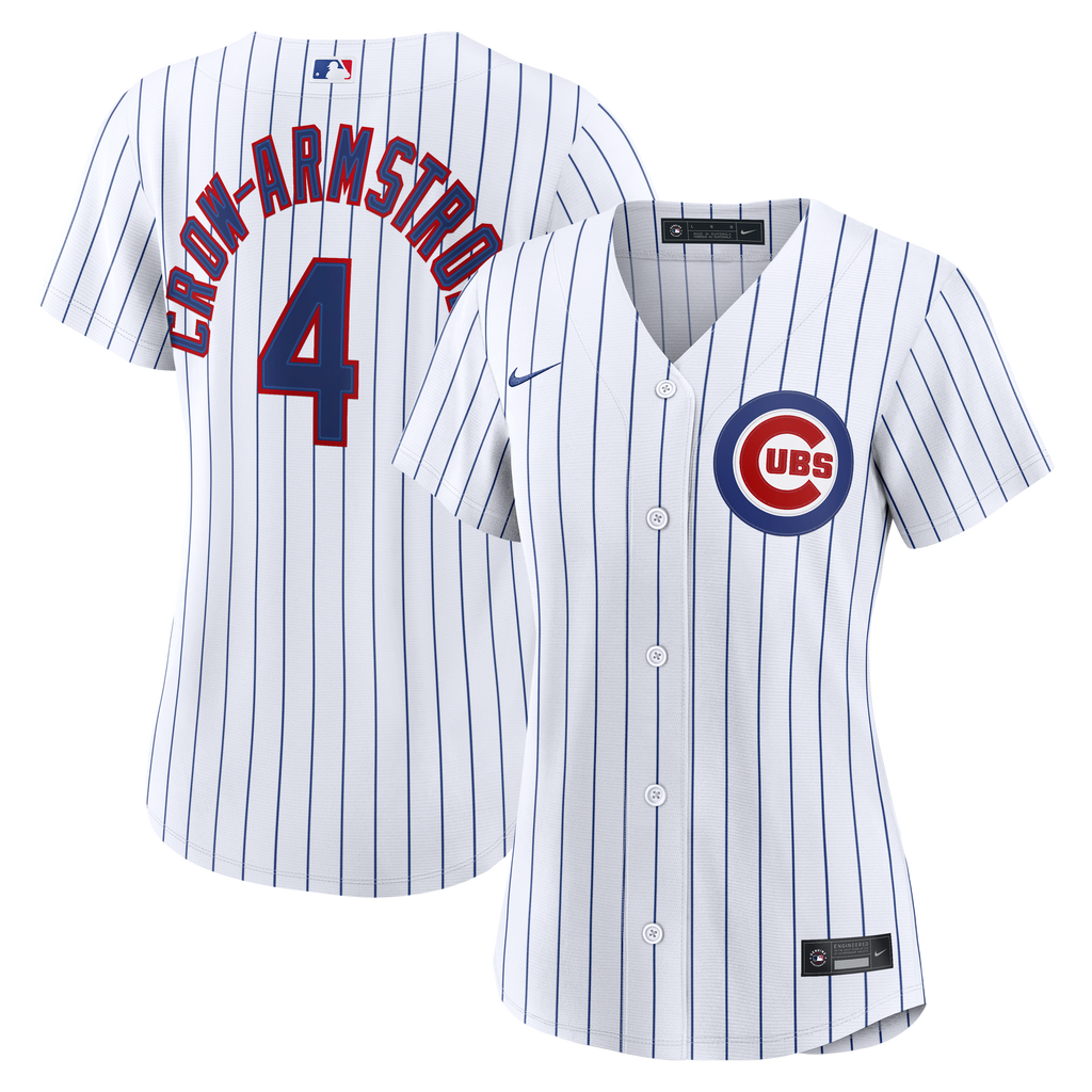 Women's Chicago Cubs Pete Crow-Armstrong Nike White Home Replica Jersey