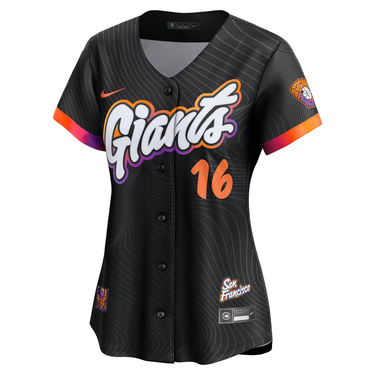 Women's San Francisco Giants Rafael Devers Nike Black 2025 City Connect Limited Player Jersey - 3
