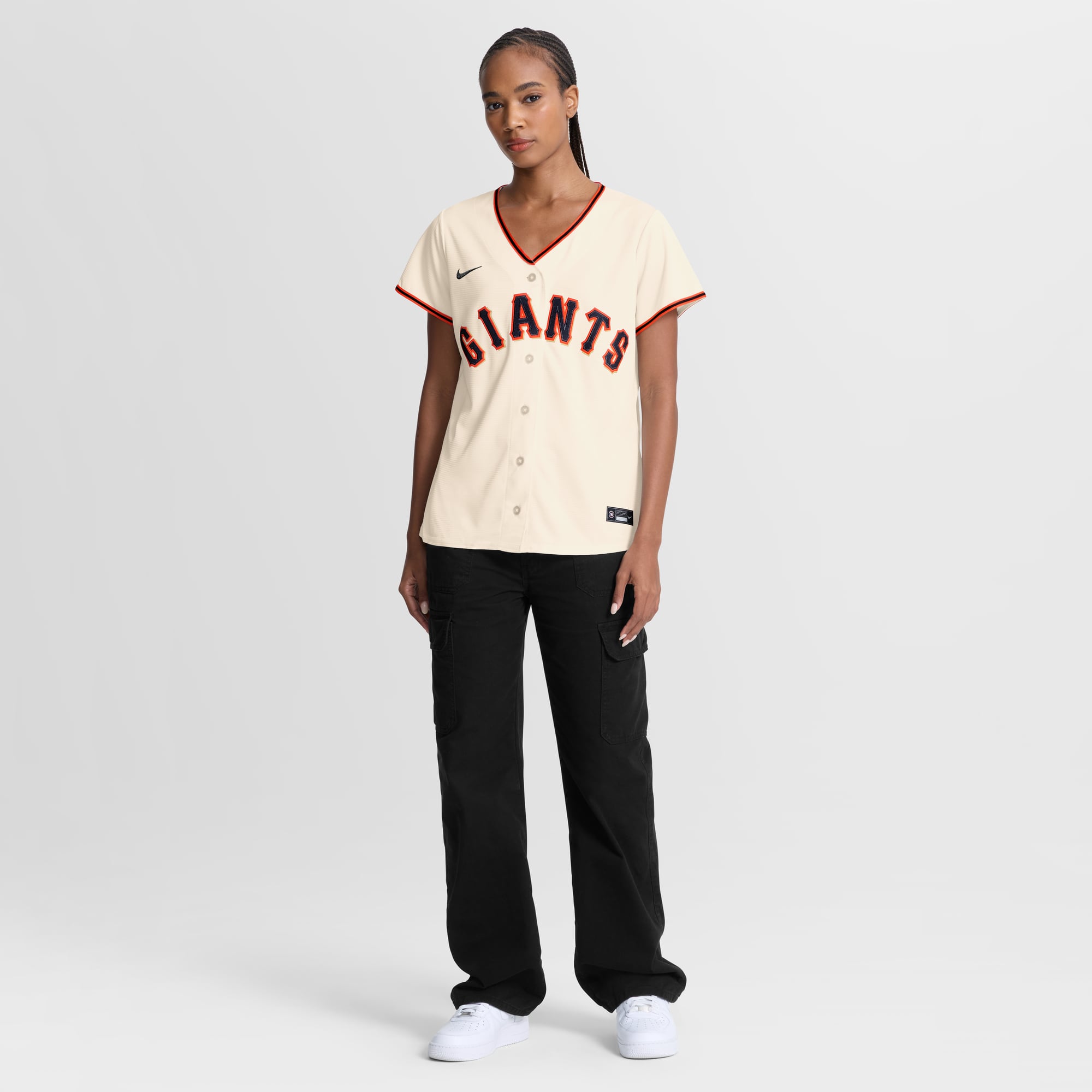 Women's San Francisco Giants Rafael Devers Nike Cream Home Replica Jersey - 3