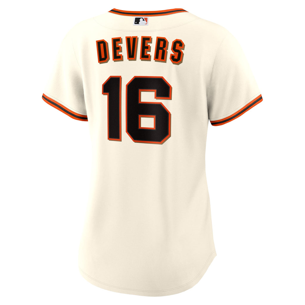Women's San Francisco Giants Rafael Devers Nike White Home Replica Jersey - 3