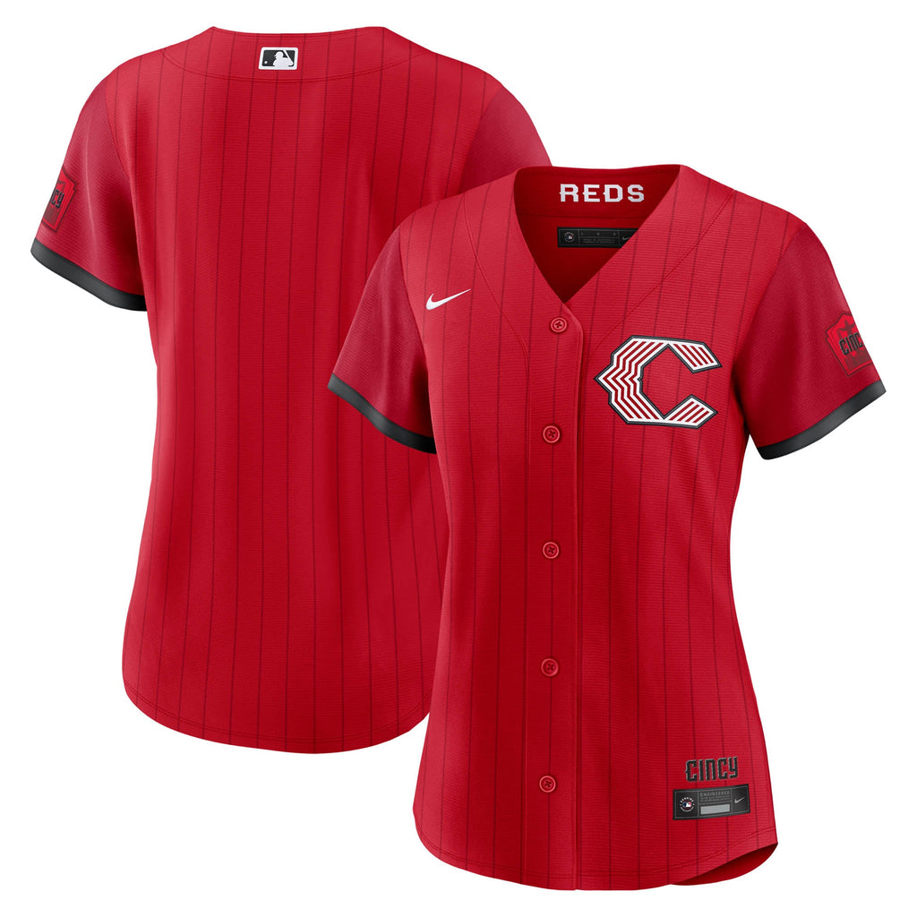 Women's Cincinnati Reds Nike Red 2026 City Connect Stadium Jersey - 2
