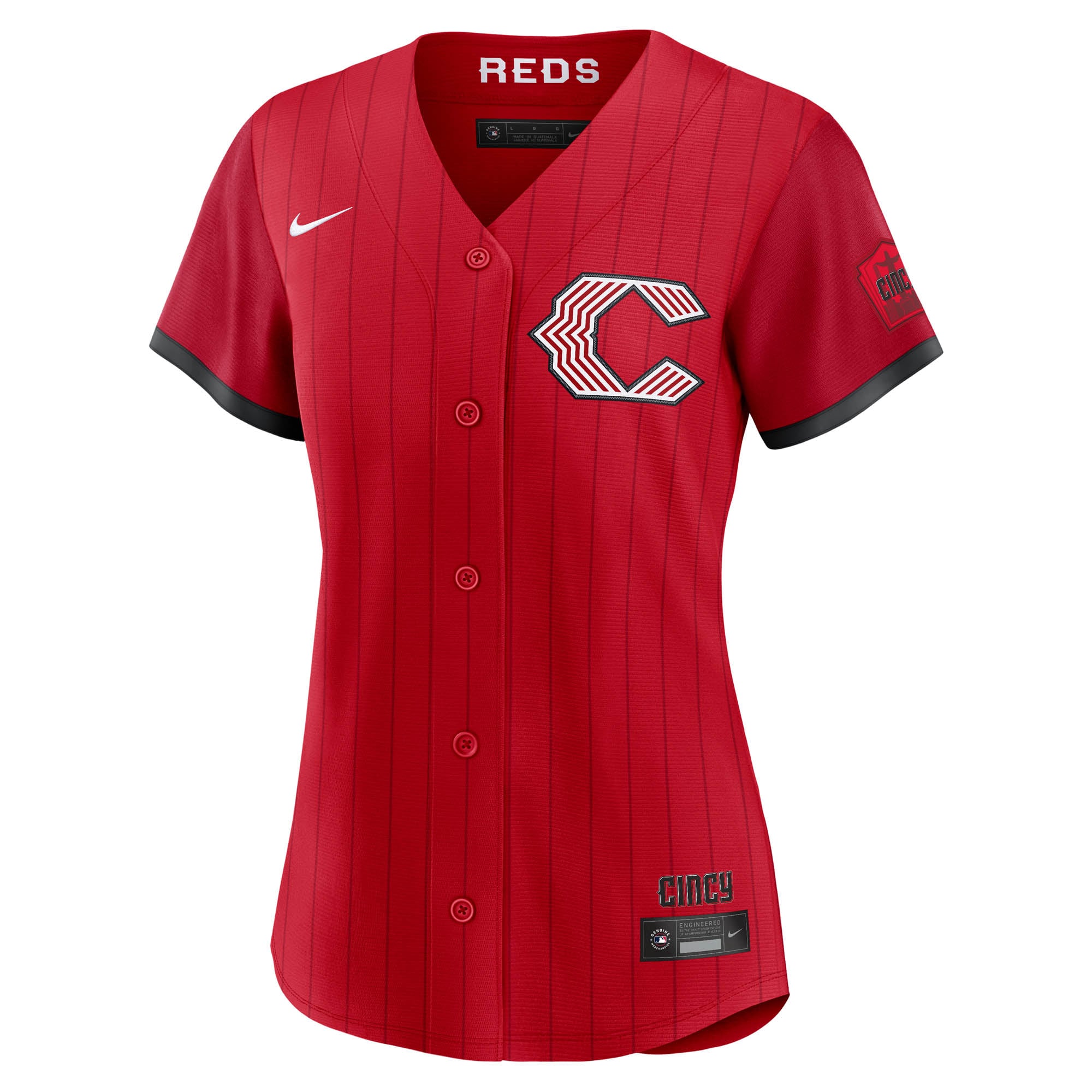 Women's Cincinnati Reds Nike Red 2026 City Connect Stadium Jersey - 3