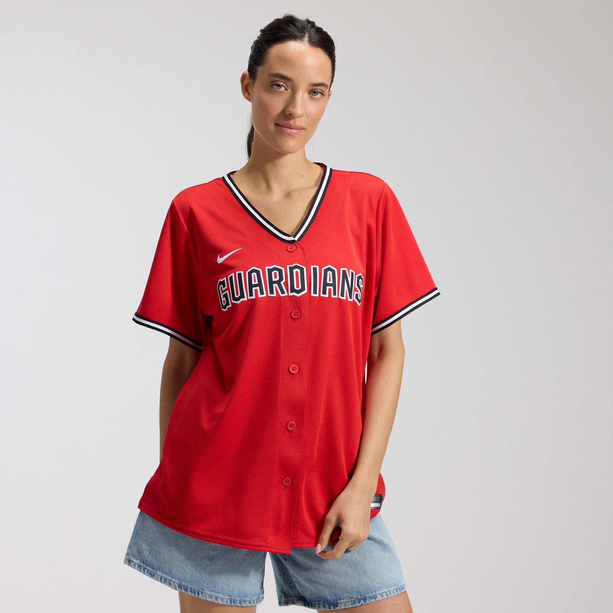 Women's Cleveland Guardians Nike Red Alternate 2 Replica Jersey - 2