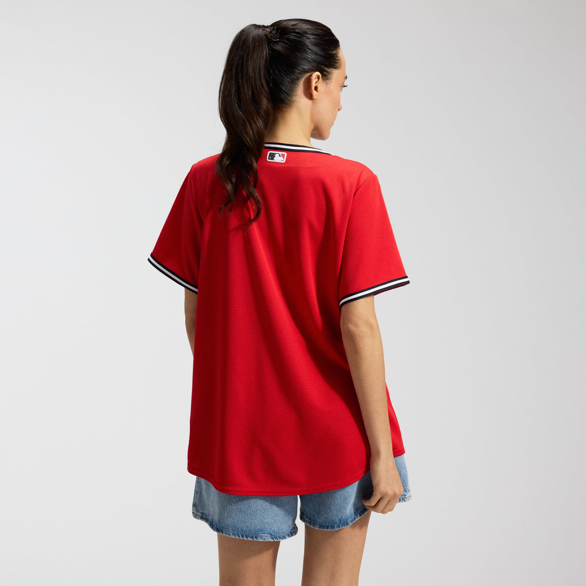 Women's Cleveland Guardians Nike Red Alternate 2 Replica Jersey - 3