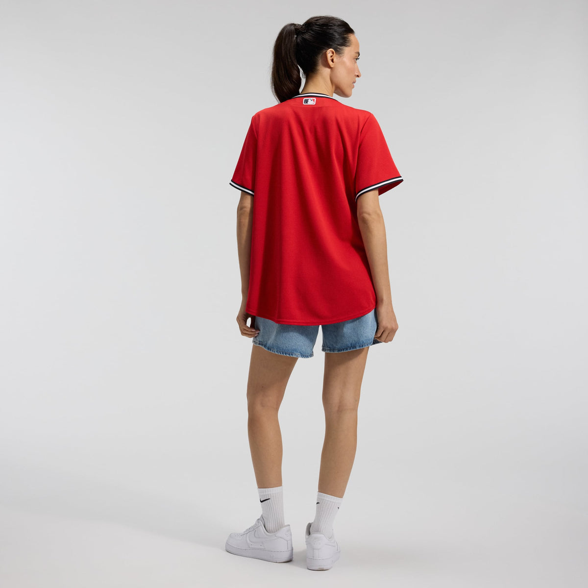 Women's Cleveland Guardians Nike Red Alternate 2 Replica Jersey - 5