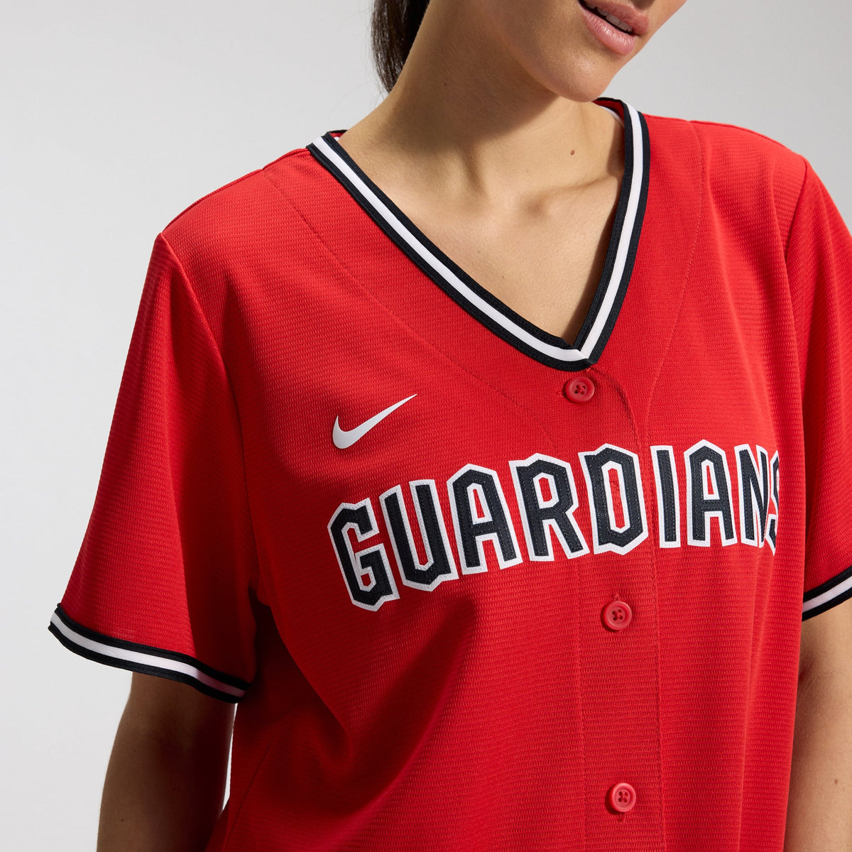 Women's Cleveland Guardians Nike Red Alternate 2 Replica Jersey - 9
