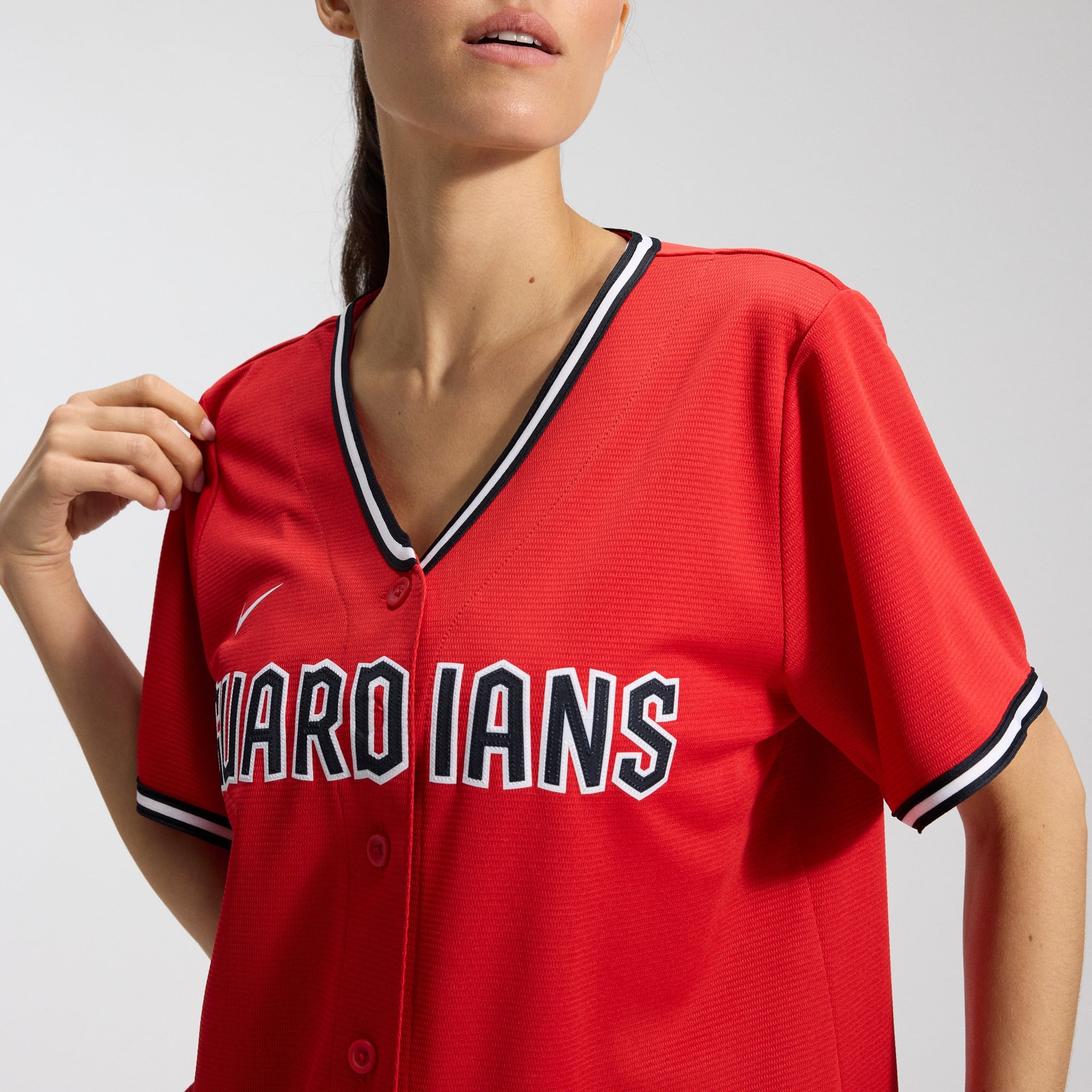Women's Cleveland Guardians Nike Red Alternate 2 Replica Jersey - 10