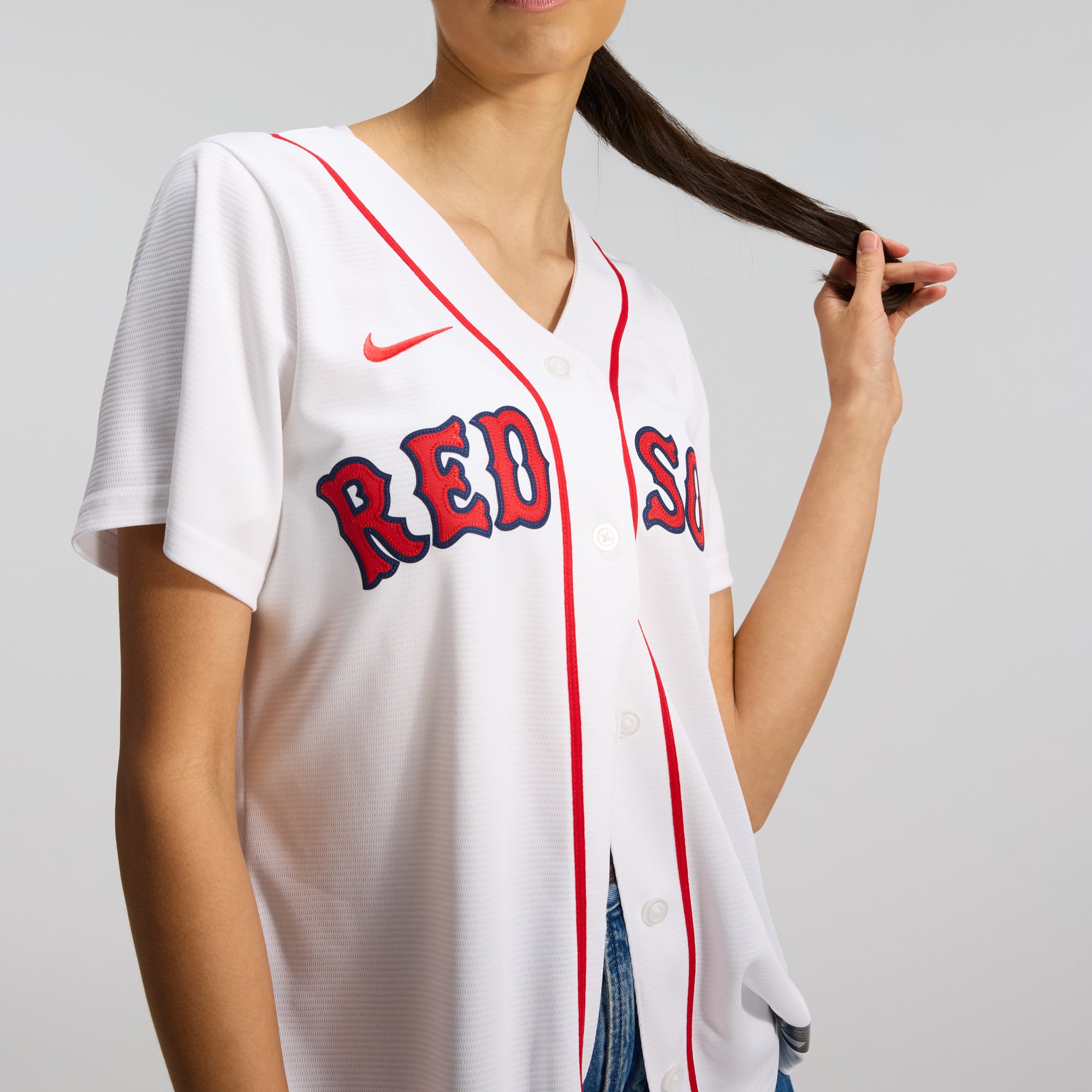 Women's Boston Red Sox Roman Anthony Nike White Home Replica Player Jersey - 11