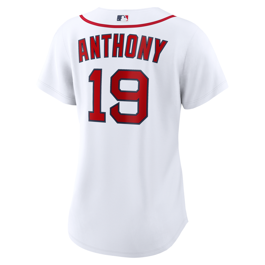 Women's Boston Red Sox Roman Anthony Nike White Home Replica Player Jersey - 8