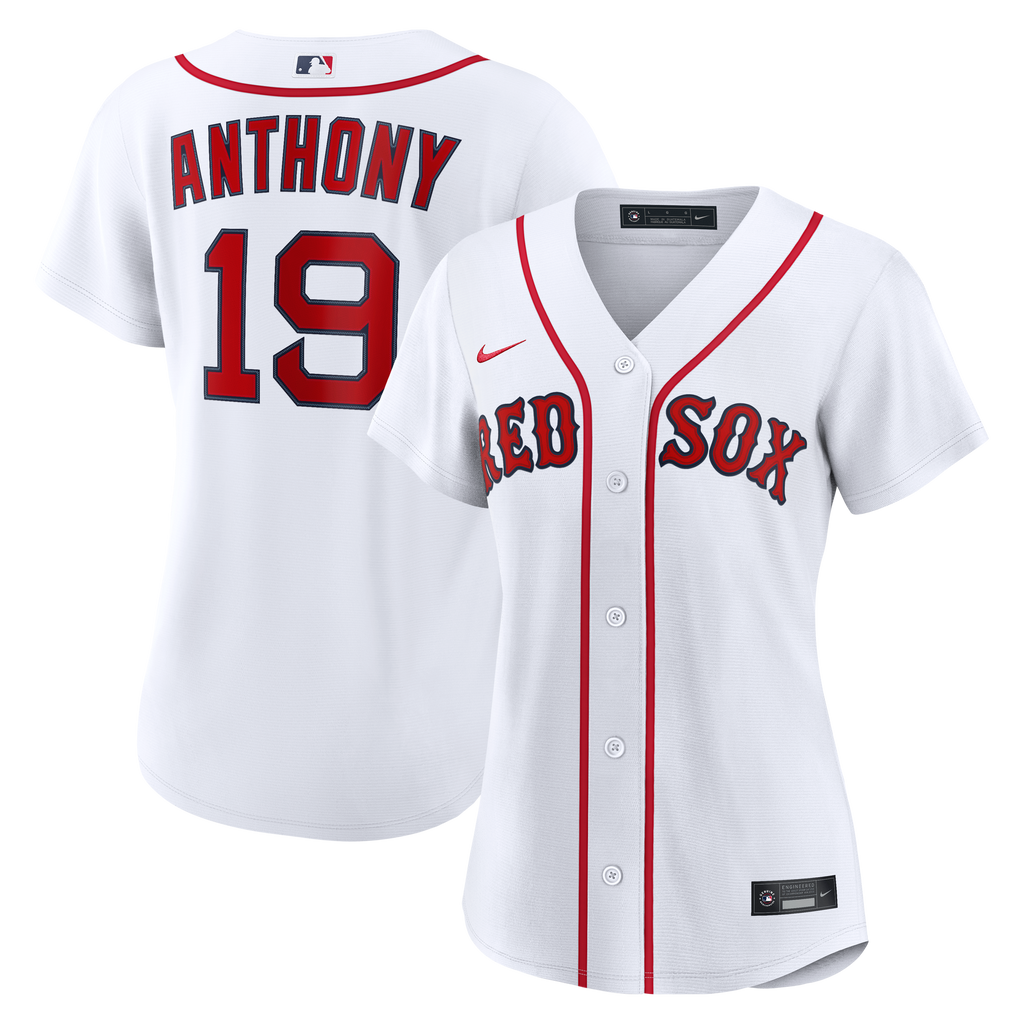 Women's Boston Red Sox Roman Anthony Nike White Home Replica Player Jersey