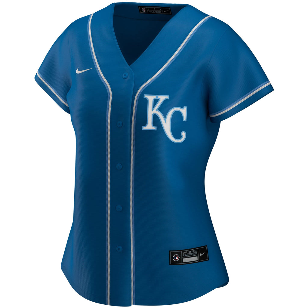 Women's Kansas City Royals Nike Royal Alternate Replica Team Jersey - 3