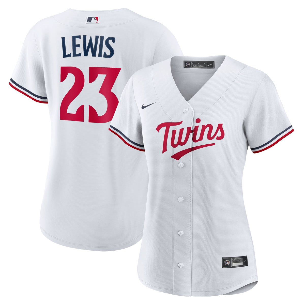 Women's Minnesota Twins Royce Lewis Nike White Home Replica Jersey - 2
