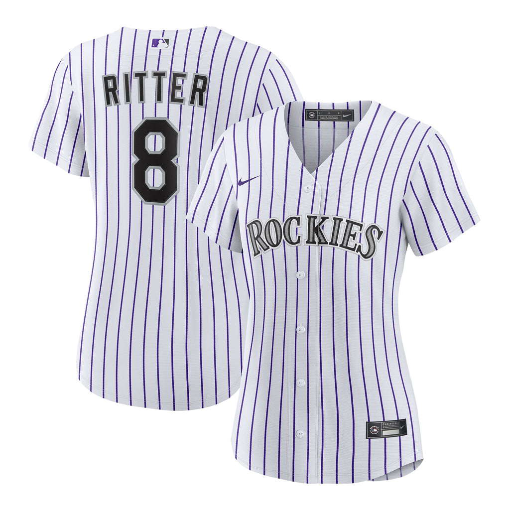 Women's Colorado Rockies Ryan Ritter Nike White Home Replica Jersey - 2