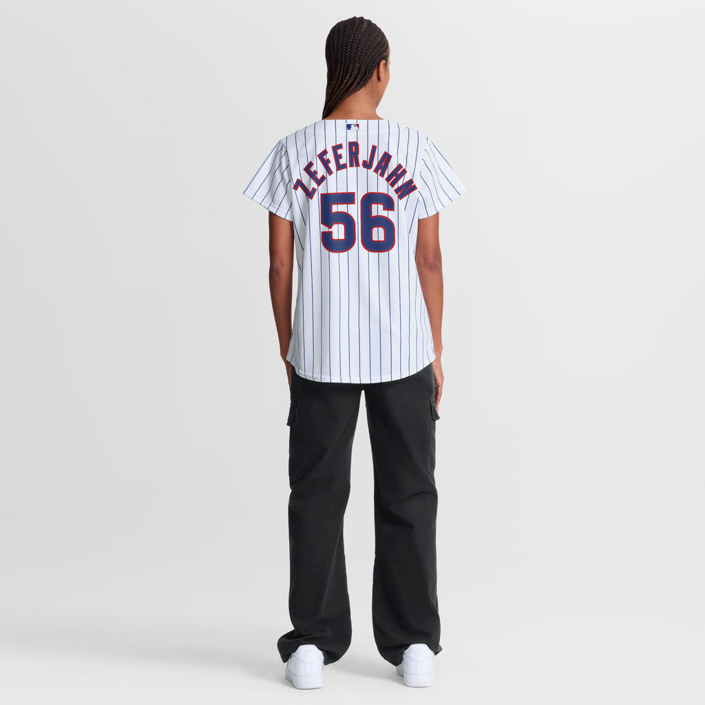 Women's Chicago Cubs Ryan Zeferjahn Nike White Home Replica Jersey - 4