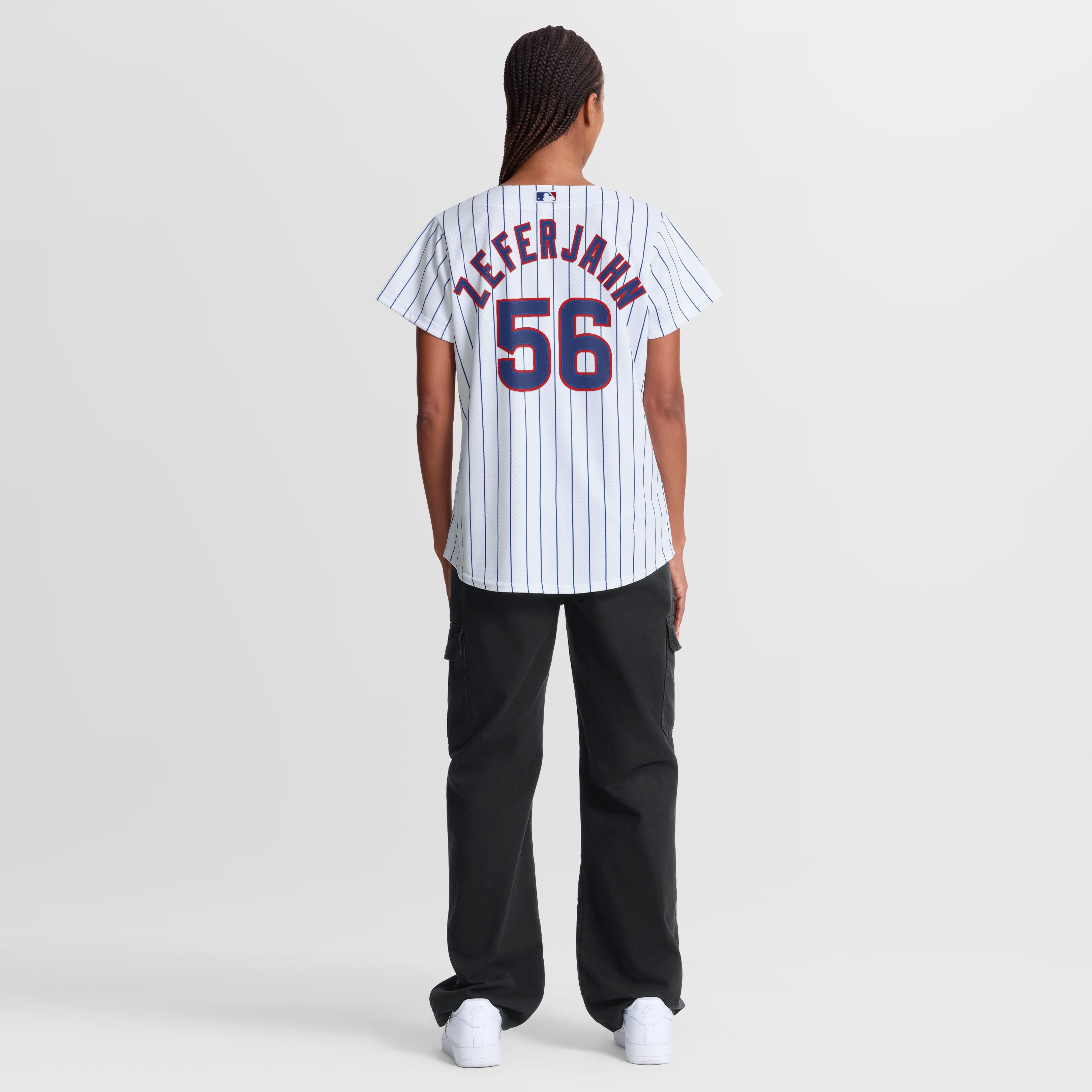 Women's Chicago Cubs Ryan Zeferjahn Nike White Home Replica Jersey - 4