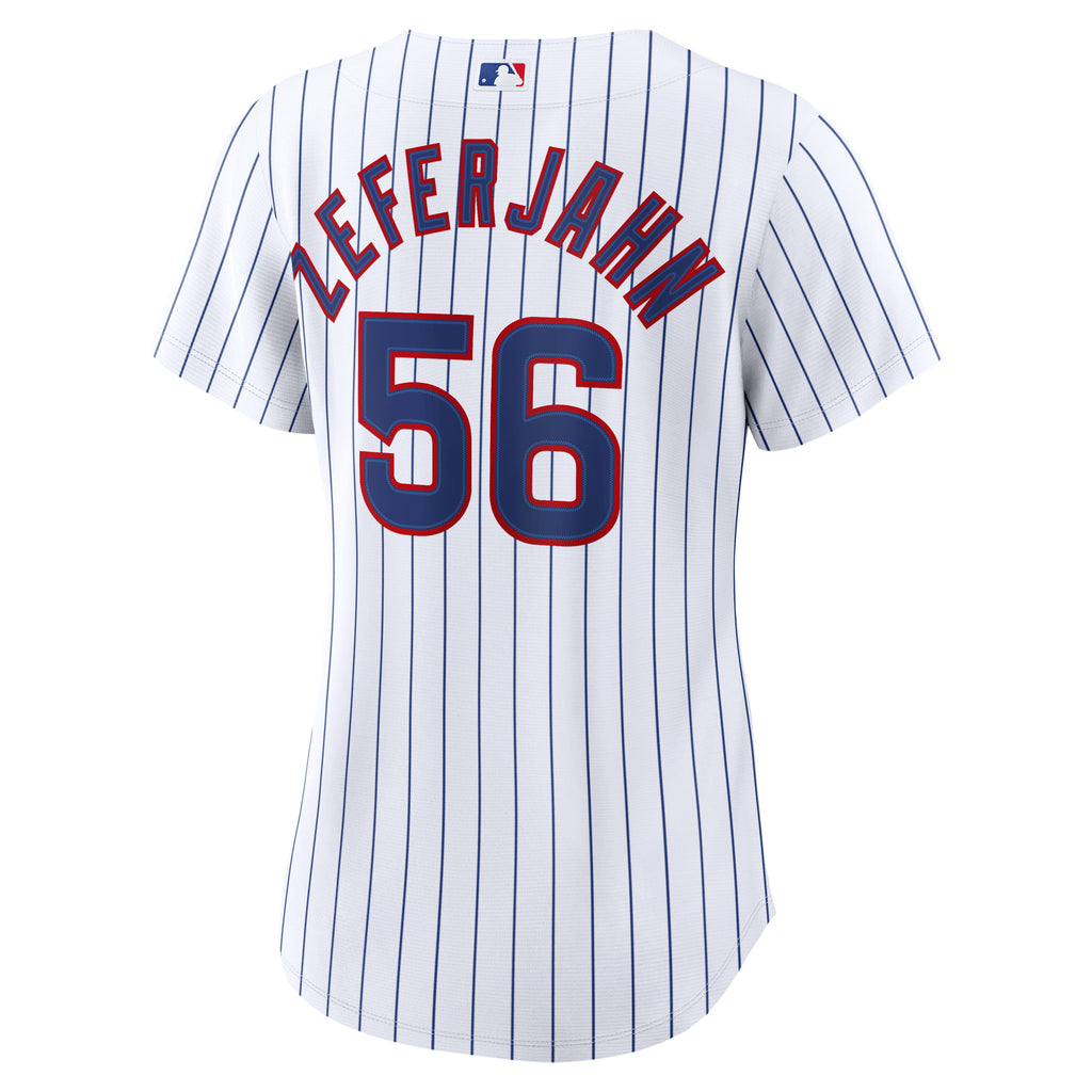 Women's Chicago Cubs Ryan Zeferjahn Nike White Home Replica Jersey - 6