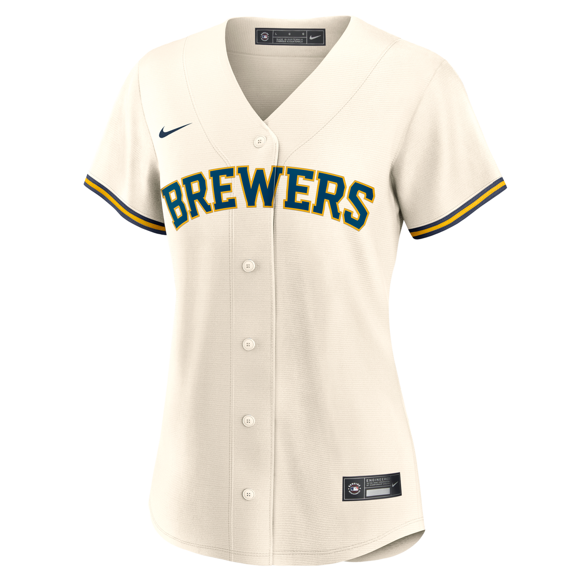 Women's Milwaukee Brewers Sal Frelick Nike Cream Home Replica Jersey - 7