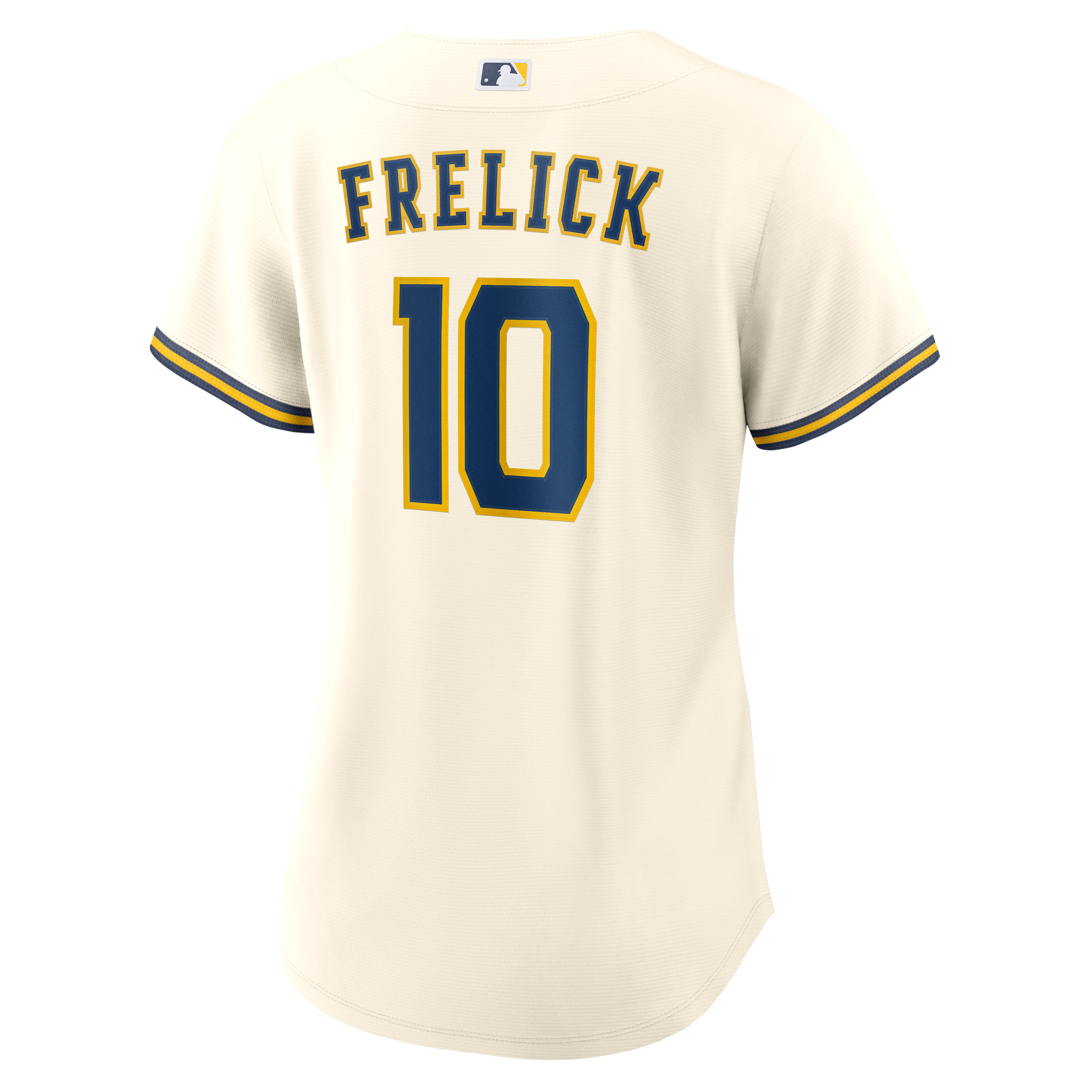 Women's Milwaukee Brewers Sal Frelick Nike Cream Home Replica Jersey - 8