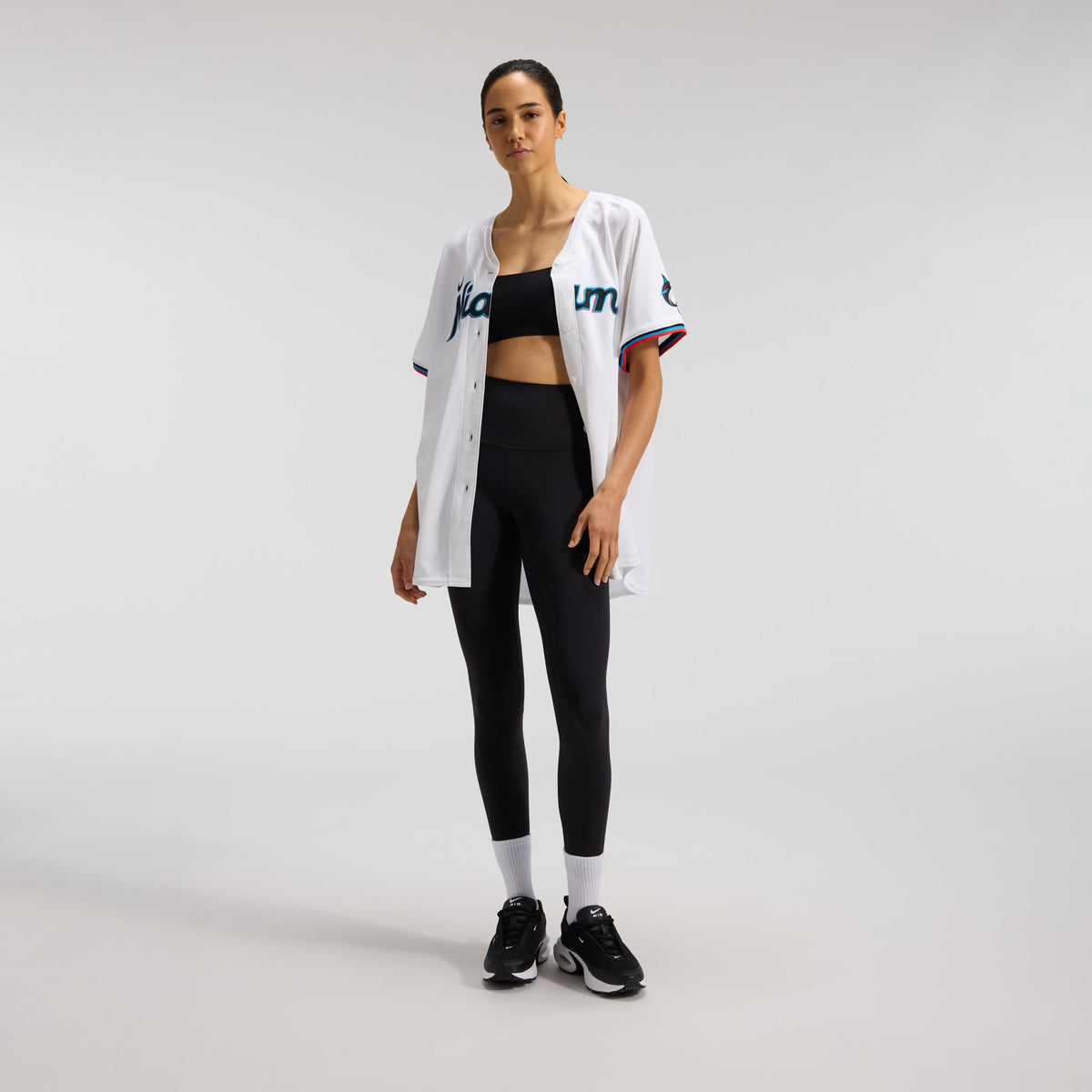 Women's Miami Marlins Sandy Alcantara Nike White Home Limited Player Jersey - 5